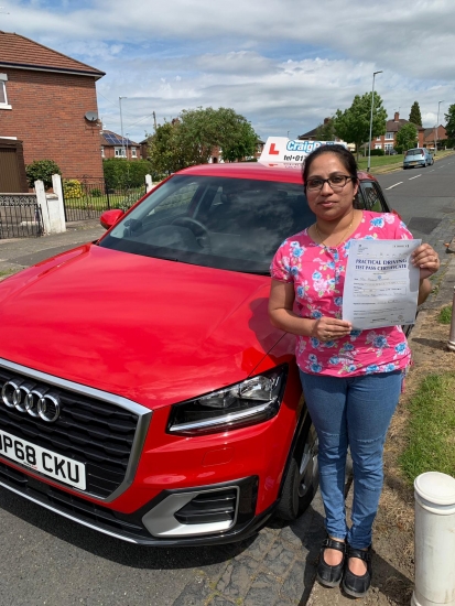 A big congratulations to Merin Thomas, who has passed her driving test today at Newcastle Driving Test Centre, on her First attempt with 7 driver faults.<br />
Well done Merin- safe driving from all at Craig Polles Instructor Training and Driving School. 🙂🚗<br />
Instructor-Ashlee Kurian