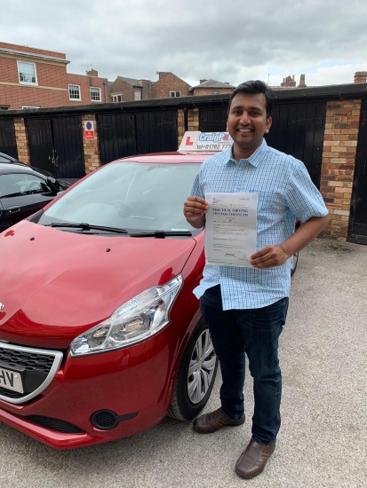 A big congratulations to Dr Vamsiraj Kota, who has passed his driving test today at Newcastle Driving Test Centre, with just 4 driver faults.<br />
Well done Dr Kota- safe driving from all at Craig Polles Instructor Training and Driving School. 🙂🚗<br />
Instructor-Ashlee Kurian
