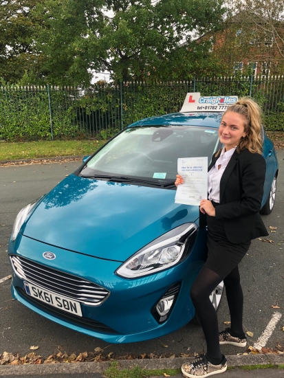 A big congratulations to Jess Southern, who has passed her driving test today at Newcastle Driving Test Centre, at her First attempt with just 3 driver faults.<br />
Well done Jess- safe driving from all at Craig Polles Instructor Training and Driving School. 🙂🚗<br />
Instructor-Sara Skelson