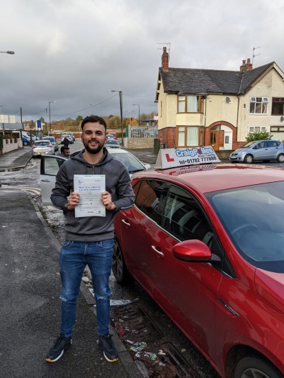 A big congratulations to Jack Moulton, who has passed his driving test today at Cobridge Driving Test Centre, at his First attempt and with just 2 driver faults.<br />
Well done Jack - safe driving from all at Craig Polles Instructor Training and Driving School. 🙂🚗<br />
Instructor-Greg Tatler