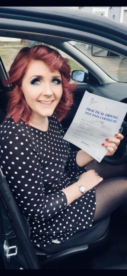 A big congratulations to Lottie Mellor, who passed her driving test today at Newcastle Driving Test Centre, at her First attempt and with just 7 driver faults.<br />
Well done Lottie- safe driving from all at Craig Polles Instructor Training and Driving School. 🙂🚗<br />
Instructor-Perry Warburton