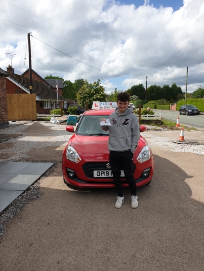 A big congratulations to Max Goold. Max passed his driving test today at Crewe Driving Test Centre, with just 4 driver faults. <br />
Well done Max - safe driving from all at Craig Polles Instructor Training and Driving School. 🙂🚗<br />
Driving instructor-Andrew Crompton