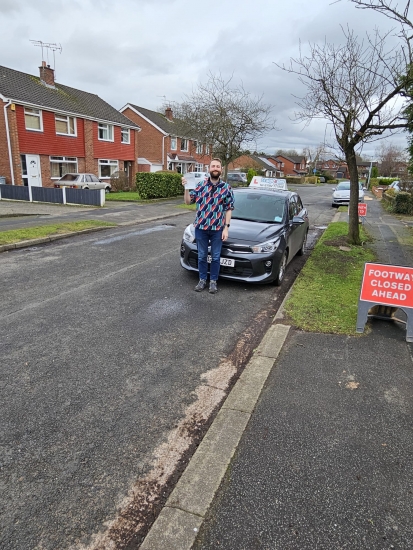 A big congratulations to Joe Walsh.🥳<br />
Joe passed his driving test today at Crewe Driving Test Centre. First attempt and with just 2 driver faults.<br />
Well done Joe safe driving from all at Craig Polles Instructor Training and Driving School. 🙂🚗<br />
Driving instructor-Andrew Crompton