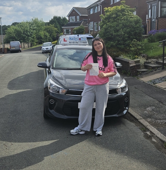 A big congratulations to Darcey Grocott.🥳<br />
Darcey passed her driving test today, at Newcastle Driving Test Centre with just 5 driver faults.<br />
Well done Darcey safe driving from all at Craig Polles Instructor Training and Driving School. 🙂🚗<br />
Driving instructor-Andrew Crompton