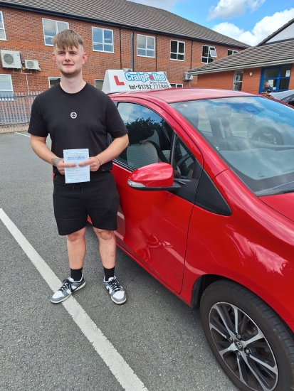 A big congratulations to Taylor Walters.🥳<br />
Taylor passed his driving test today, at Newcastle Driving Test Centre. At his first attempt and with 8 driver fault.<br />
Well done Taylor safe driving from all at Craig Polles Instructor Training and Driving School. 🙂🚗<br />
Driving instructor-Bradley Peach
