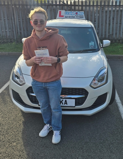 A big congratulations to Oliver Birch.🥳<br />
Oliver passed his driving test today at Newcastle Driving Test Centre. First attempt and with just 4 driver faults.<br />
Well done Oliver safe driving from all at Craig Polles Instructor Training and Driving School. 🙂🚗<br />
Driving instructor-Simon Smallman