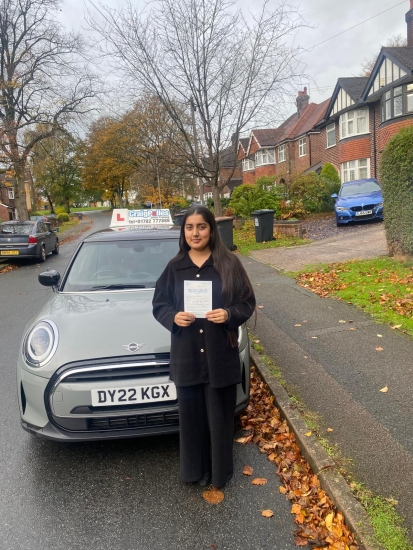 A big congratulations to Zara Farooq.🥳<br />
Zara passed her driving test today at Newcastle Driving Test Centre. First attempt and with 6 driver faults.<br />
Well done Zara safe driving from all at Craig Polles Instructor Training and Driving School. 🙂🚗<br />
Driving instructor-Mark Ashley