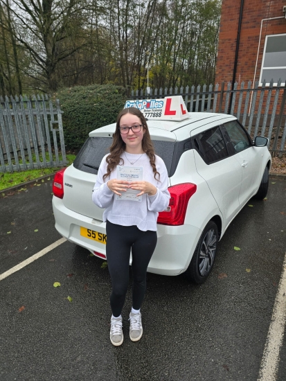 A big congratulations to Imogen Burton.🥳<br />
Imogen passed her driving test today at Newcastle Driving Test Centre. First attempt and with just 4 driver faults.<br />
Well done Imogen safe driving from all at Craig Polles Instructor Training and Driving School. 🙂🚗<br />
Driving instructor-Simon Smallman