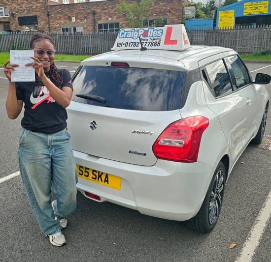 Huge congratulations today to Alyssa Allen.🥳<br />
Alyssa has passed her driving test today at her first attempt and with just 4 driver faults.<br />
Well done Alyssa, safe driving from all at Craig Polles Instructor Training and Driving School. 🙂🚗<br />
Driving instructor-Simon Smallman