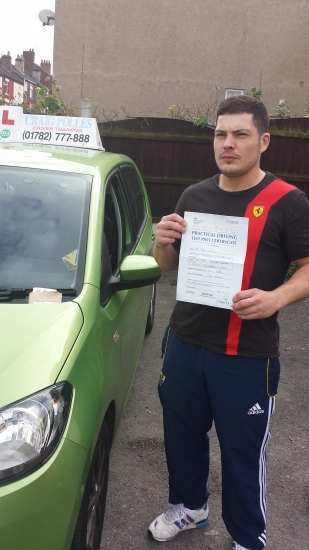 A big congratulations to Pietro Lanza for passing his driving test First time and with just 2 driver faults <br />
<br />
Well done Pietro - safe driving
