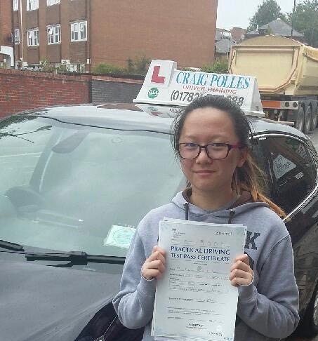 A big congratulations to Rachel Lee Rachel passed her driving test today at Newcastle Driving Test Centre with just 5 driver faults <br />
<br />
Well done Rachel - safe driving from all at Craig Polles instructor training and driving school 🚗😀