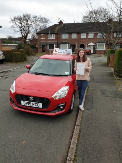 A big congratulations to Olivia Neagus, who has passed her driving test today at Cobridge Driving Test Centre with just 4 driver faults.<br />
Well done Olivia - safe driving from all at Craig Polles Instructor Training and Driving School. 🙂🚗<br />
Instructor-Andy Crompton
