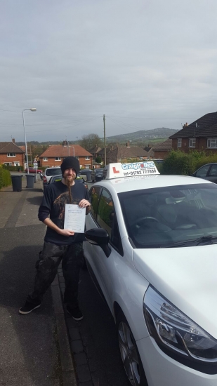 A big congratulations to Rob Ball Rob passed his<br />
<br />
driving test today at Cobridge Driving Test Centre first time and with just 5 driver faults <br />
<br />
Well done Rob - safe driving from all at Craig Polles Instructor Training and Driving School 🚗😀