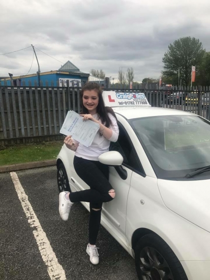 A big congratulations to Sam Davey Sam passed her driving test today at Newcastle Driving Test Centre first time and with just 5 driver faults <br />
<br />
Well done Sam - safe driving from all at Craig Polles Instructor Training and Driving School 🚗😀