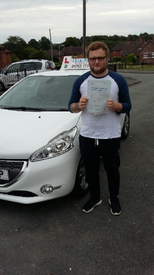 A big congratulations to Sam Davies for passing his driving test today First time and with just 5 driver faults <br />
<br />
Well done Sam - safe driving
