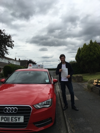 A big congratulations to Sam Figiel for passing his driving test today First time and with just 6 driver faults <br />
<br />
Well done Sam - safe driving