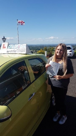 A big congratulations to Saskia Fagan Saskia passed her driving test today at Newcastle Driving Test Centre first time and with just 5 driver faults <br />
<br />
Well done Saskia - safe driving from all at Craig Polles instructor training and driving school 😀