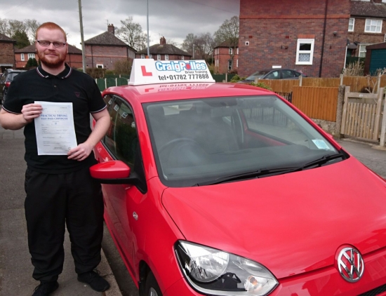 A big congratulations to Shane Dixon, who has passed his driving test at Newcastle Driving Test Centre, at his First attempt and with just 6 driver faults.<br />
<br />
Well done Shane - safe driving from all at Craig Polles Instructor Training and Driving School. 😀🚗<br />
<br />
Instructor-Debbie Griffin