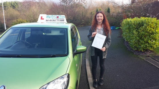 A big congratulations to Sharna Baggaley for passing her driving test today First time and with just 4 driver faults <br />
<br />
Well done Sharna - safe driving