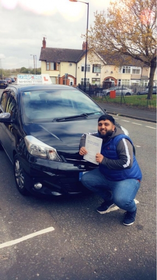 A big congratulations to Shohaib Ahmed, who has passed his driving test today at Cobridge Driving Test Centre, with 7 driver faults.<br />
<br />
Well done Shohaib - safe driving from all at Craig Polles Instructor Training and Driving School. 😀🚗<br />
<br />
Instructor-Saiqa Nawaz