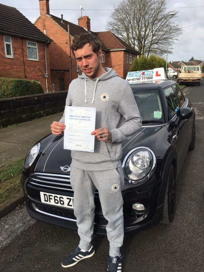A big congratulations to Simon Taylor Edwards Simon passed his<br />
<br />
driving test at Cobridge Driving Test Centre with just 6 driver faults <br />
<br />
Well done Simon - safe driving from all at Craig Polles Instructor Training and Driving School 🚗😃