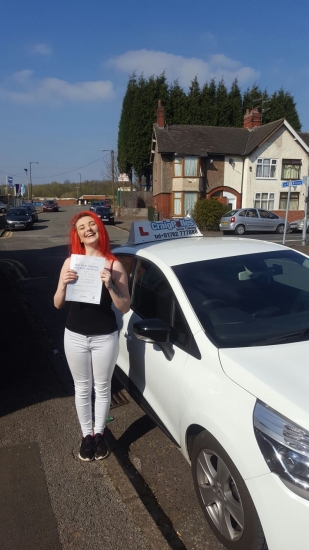 A big congratulations to Steph Blairss Steph passed her<br />
<br />
driving test today at Cobridge Driving Test Centre first time and with just 4 driver faults <br />
<br />
Well done Steph - safe driving from all at Craig Polles Instructor Training and Driving School 🚗😀
