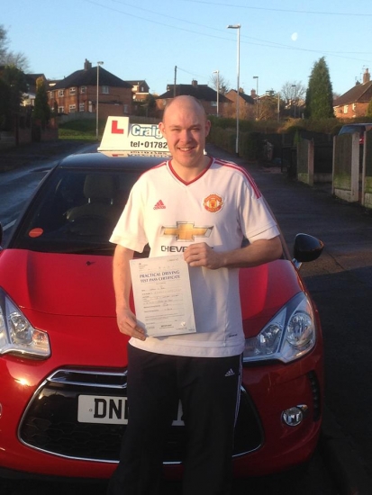 Congratulations to Steve Birks for passing his driving test today <br />
<br />
A great drive with just 3 driver faults Safe driving Steve