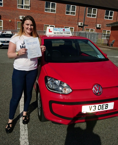 A big congratulations to Tia Forster for passing her driving test today First time and with 6 driver faults <br />
<br />
Well done Tia - safe driving