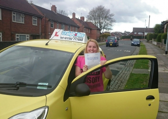 Congratulations to Tina Luke for passing her driving test today A great drive with just 2 driver faults Well done Tina safe driving