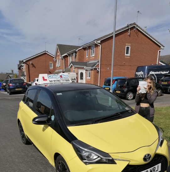 A big congratulations to Millie Bates. Millie passed her driving test today at Newcastle Driving Test Centre, with just 5 driver faults. <br />
Well done Millie- safe driving from all at Craig Polles Instructor Training and Driving School. 🙂🚗<br />
Driving instructor-Bradley Peach