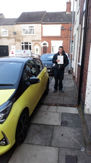 A big congratulations to Chris Hopley, who has passed his driving test today at Cobridge Driving Test Centre, with just 5 driver faults.<br />
Well done Chris- safe driving from all at Craig Polles Instructor Training and Driving School. 🚗😀<br />
Instructor-Brad Peach