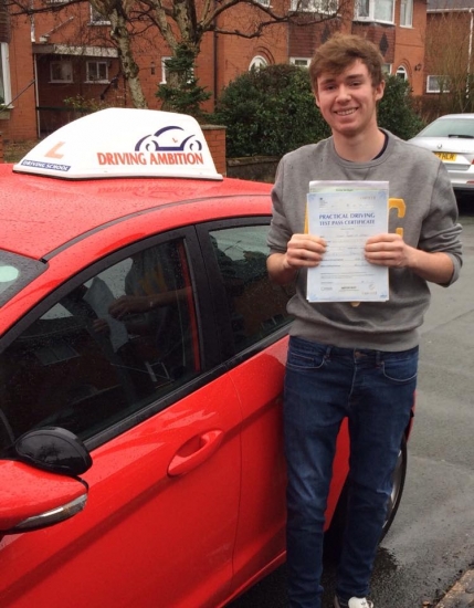 Well done to Thomas Waters from Alsager who today passed his test at Cobridge Test Centre<br />
<br />

<br />
<br />
span class=date070115span
