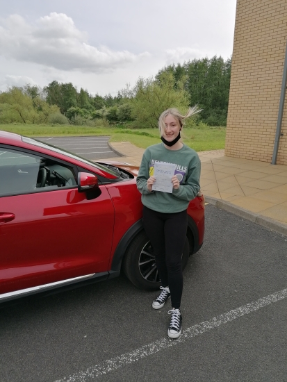 Anna Morrison passed her driving test at Irvine driving test centre FIRST TIME with only 1 DRIVING FAULT!<br />
A near perfect test standard drive! Anna really showed how good her driving is and the benefit of putting hard work and effort into her training. When you´re fully prepared, like Anna, the driving test is a very straightforward process.