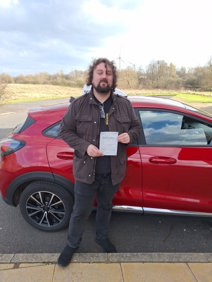 Cal Reid from Ayr passed his driving test at Irvine Driving Test Centre on a lovely sunny afternoon, with only ONE DRIVING FAULT! Cal made the weekly journey to Kilmarnock for his lessons due to the lack of availability of automatic lessons in Ayr. Through this commitment and putting in 100% on every lessons Cal got the result he deserved. Cal put 100% in to every lesson and waited until he was dr