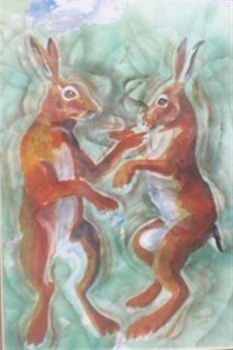 Duelling Hares