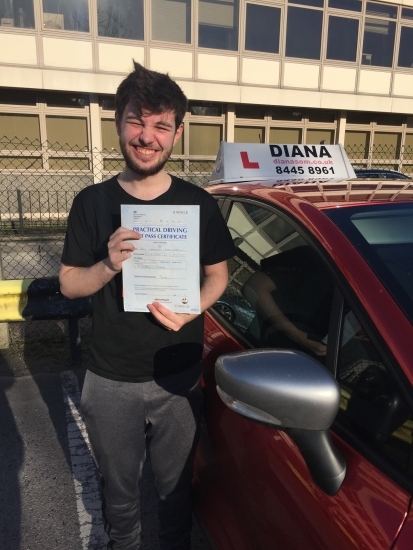 Before I started lessons I was a bit overconfident about how easy driving would be to pick up. With Diana’s patience, especially when making beginners’ mistakes, and firm guidance she helped me quickly overcome the few bad habits I picked up along the way and made sure I was fully prepared for my test. I would highly recommend Diana to anyone looking to learn to drive or gain confidence in the