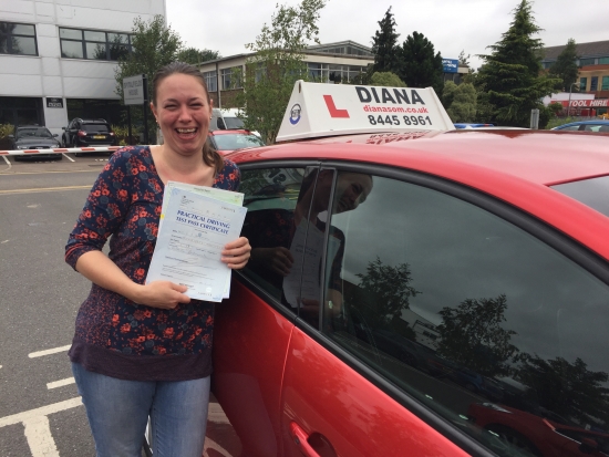 Well done Claire All your hard work paid off<br />
<br />
Happy driving xx