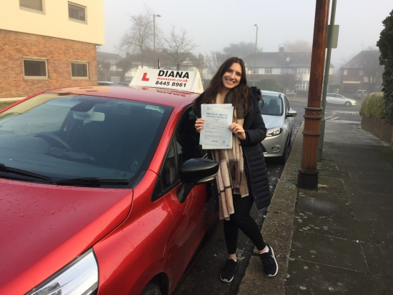 Well done Nadia great drive last of 2016<br />
<br />
All the best Diana x