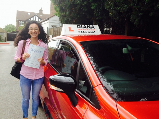 Well done Yasmin-great drive 6 minors in Barnet