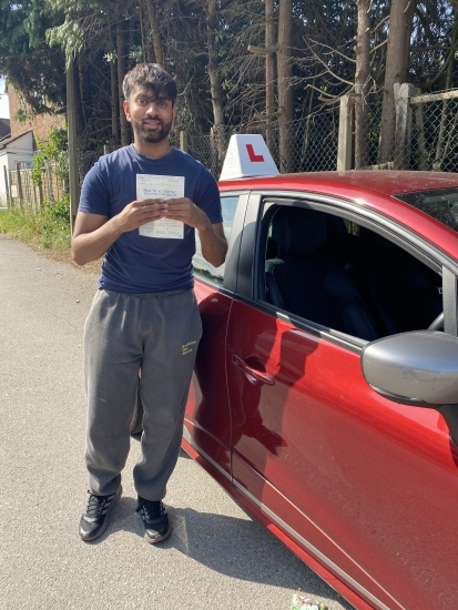 Really helpful instructor and always gave useful advice on how to improve my driving