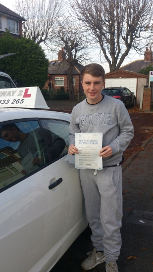 Thanks for everything Wayne I was under pressure to pass first time as 5 of my friends had passed first time with Wayne