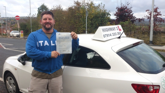 I left it late to learn to drive but after my wife and daughter passed with Wayne I thought Id give it a go