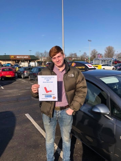 Joe Harriman passes his driving test with Direct Drive Hub.