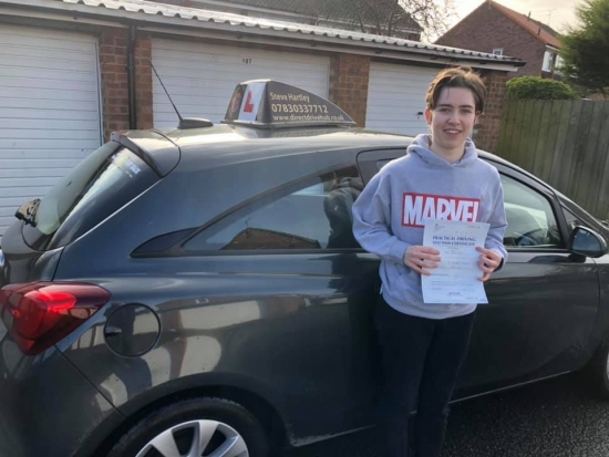 Katie Clark from Beverley passes her test 1st time with Direct Drive Hub.