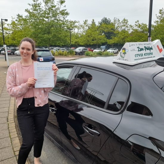 Congratulations to Helen who Passed her Automatic Driving Test this morning at Ipswich in #Bumble <br />
This has been a long time coming with all the goings on in the world but I´m so pleased for you.<br />
I know how much this means to you and your family, it´s going a life changer, well done especially with keeping those nerves under control.<br />
Bare in mind the feedback given especially the pr