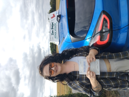 Congratulations to Hannah who Passed her Automatic Driving Test this morning with a great drive at Colchester in #bumble <br />
So pleased for this young lady, its been an absolute pleasure to help her reach this goal and no just how much it means to her, she can now look forward to all those errands mum will have her doing 😂<br />
Enjoy the freedom.and independence this now brings but most importantly S