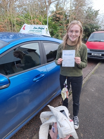 Congratulations to Bethany who Passed her Automatic Driving Test this morning at Colchester in #Bumble <br />
It has been an absolute pleasure to help this amazing young lady achieve this goal, to say I´m pleased for her would be an understatement, just had to keep control those nerves today and she did just that.<br />
Kudos to the examiner who was great with Bethany and gave some lovely comments and