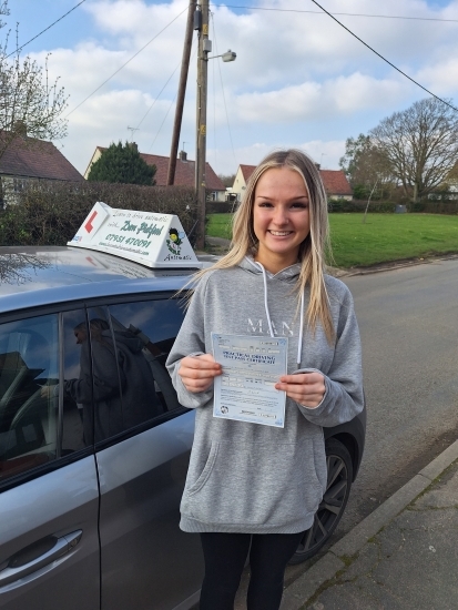 Look at what she´s gone n done 😁 and smiling too 😂<br />
Congratulations to Erin who Passed her Automatic Driving Test this afternoon at Colchester in #Bumble<br />
Not a bad way to start the weekend that, she came to the car In a good mood and it just got better 👌<br />
I am so pleased for this young lady, it has been a real joy and as much as will miss the lessons I look forward to seeing out th