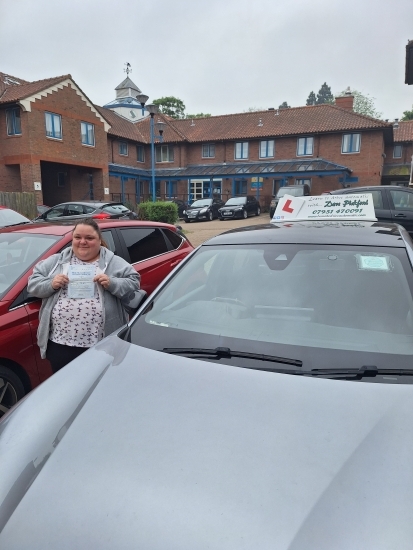 Congratulations to Charlotte who Passed her Automatic Driving Test this morning at Colchester in #Bumble <br />
So proud of this young lady who has come so far, from.contacting me and asking if i could pop car round to see if she could reach pedals, researching pedal extensions that we could fit so thay she could learn to drive to absolutely nailing the test 👌<br />
Well done on a great drive and ues i d