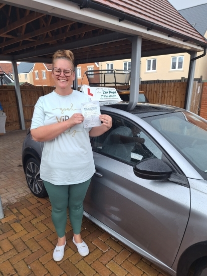 Congratulations to Clare who Passed her Automatic Driving Test this afternoon at Colchester in #bumble <br />
Well done I´m so pleased for you and the family and no what a difference this is going to make for you all 😁<br />
With events of yesterday and today it may have seemed like the driving gods were against us but that made no difference, you kept it all together, didn´t over think it an